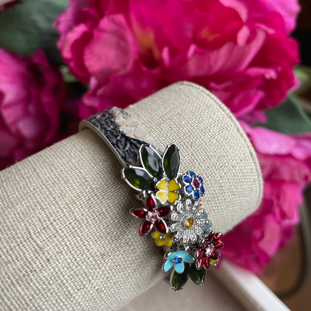 Keep Collective Stella & Dot Double Leather Band with Charm